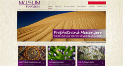 Desktop Screenshot of muslimfootsteps.com